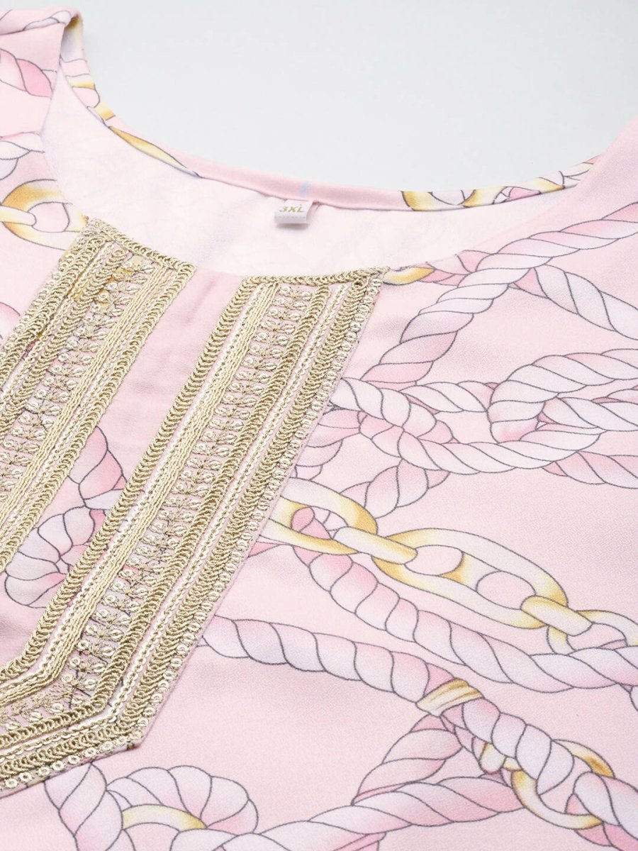 Ahalyaa Women's Traditional Wear Co-ords - Pink