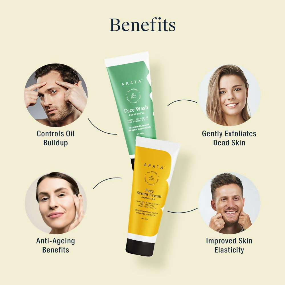 Arata Natural Anti-Aging Face Kit