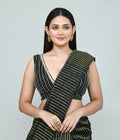 Joban Fashion Women's Dark Green Embroidered Stitched Blouse