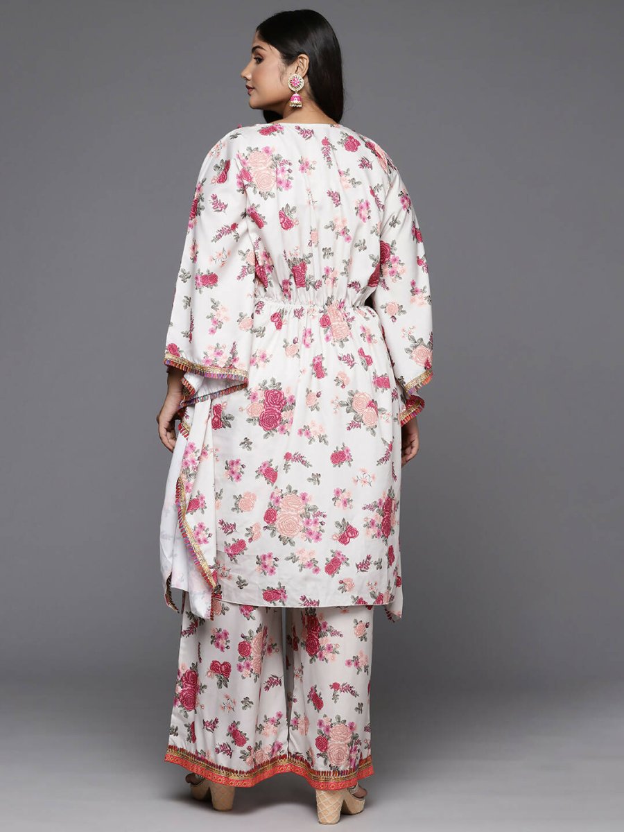 Ahalyaa Women's Traditional Wear Co-ords - Beige