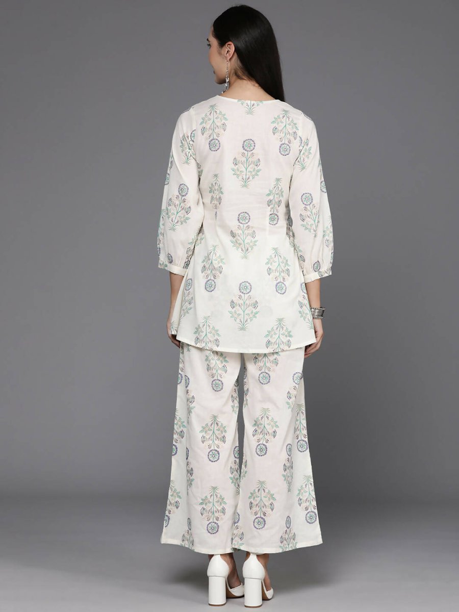 Ahalyaa Women's Traditional Wear Co-ods - Off White