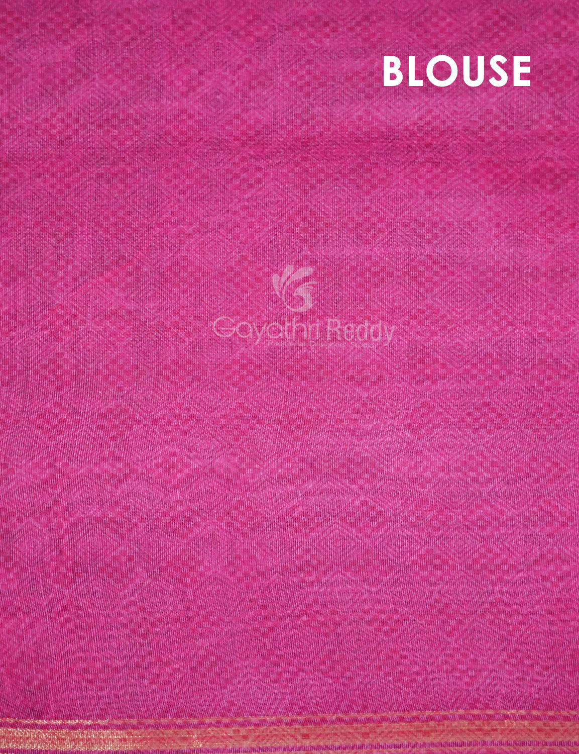 Shades of Cream And Pink Colour Blouse Patola Design Semi Chanderi Saree By Gayathri Reddy Designer Studio
