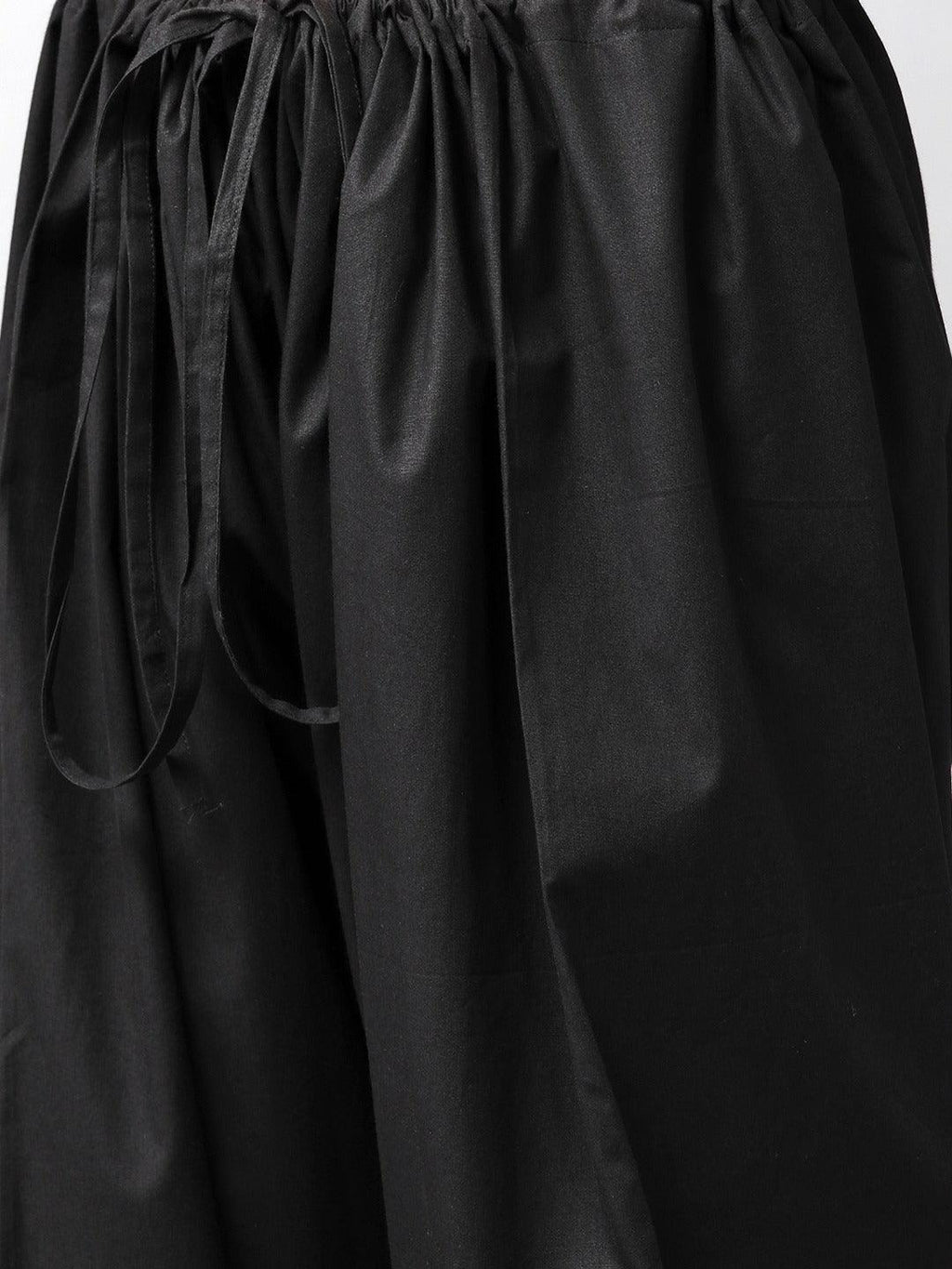 Fabmade Men Black Pathani Suits