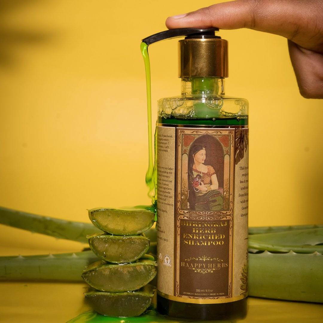 Haappyherbs Bhringraj Herb Enriched Shampoo
