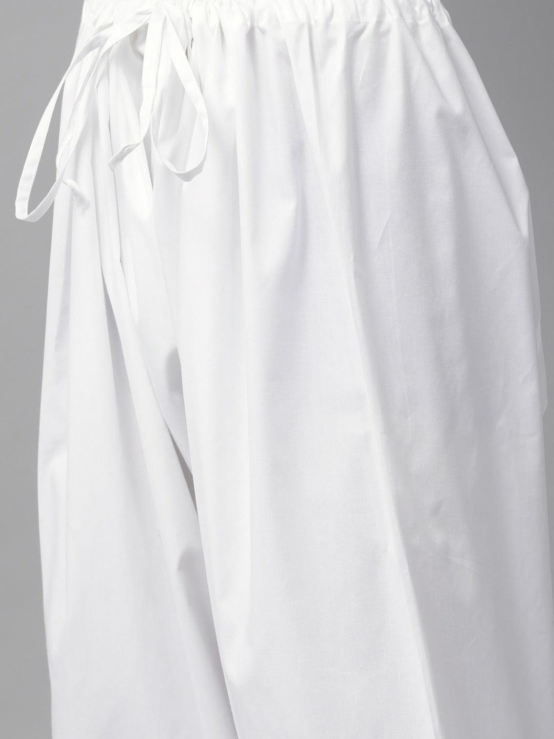 Fabmade White Pathani Suit