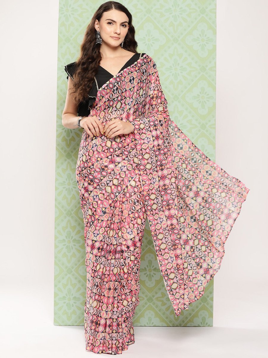 Ahalyaa Poly Chiffon Saree