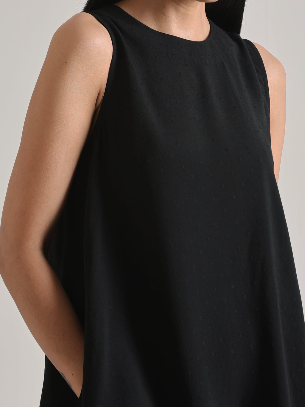 trueBrowns Black Sleeveless Co-Ord Set
