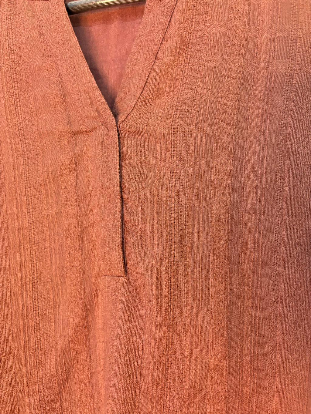 trueBrowns Pink Gauze Dobby Co-ord Set
