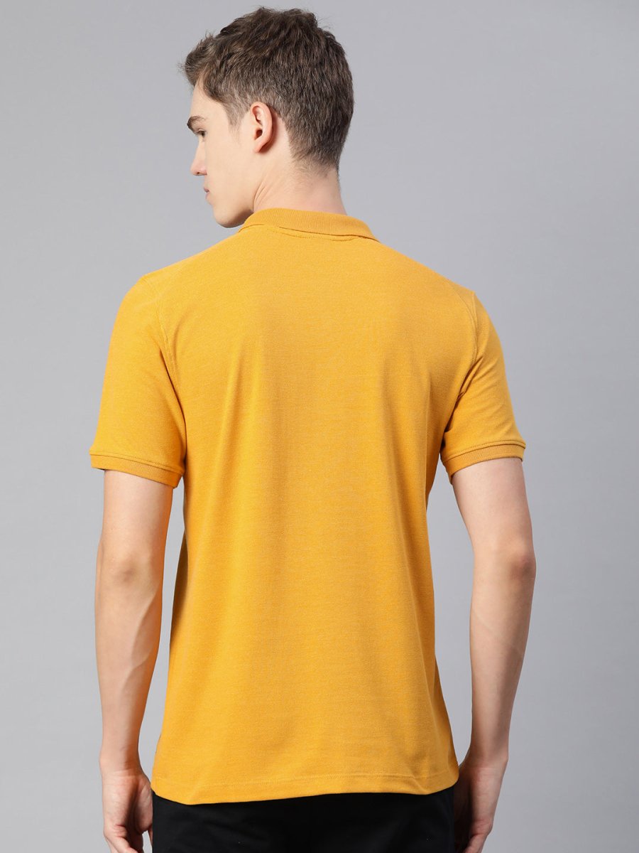 Alcis Men Abstract Printed Polo Collar T-shirt