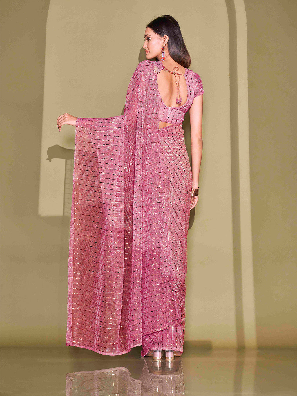 Tikhi Imli Embellished Sequinned Saree
