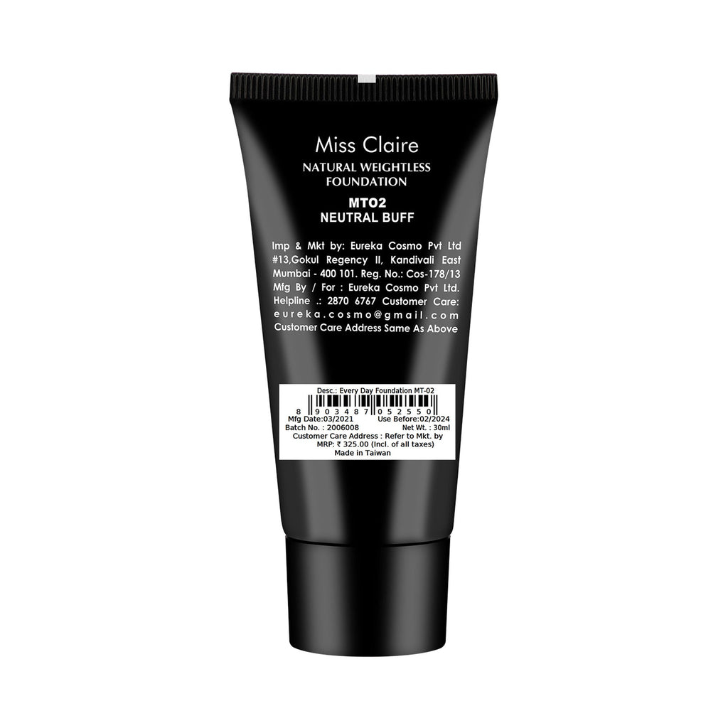 Miss Claire Everyday Foundation - Mt-02 Neutral Buff