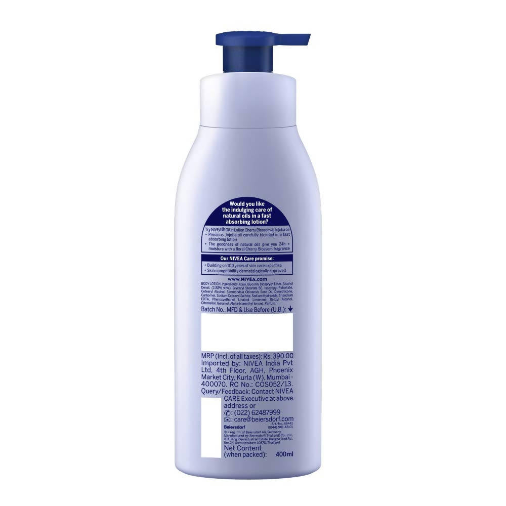 Nivea Oil in Lotion - Cherry Blossom & Jojoba Oil