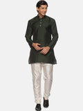 Sethukrishna Mens Green Kurta with Pyjamas