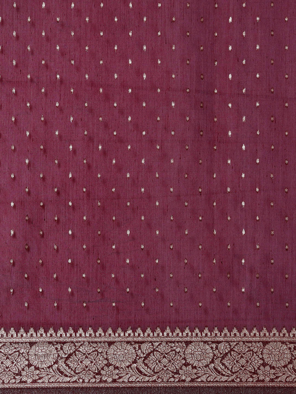 Saree Mall Maroon Woven Design Zari Silk Blend Banarasi Saree