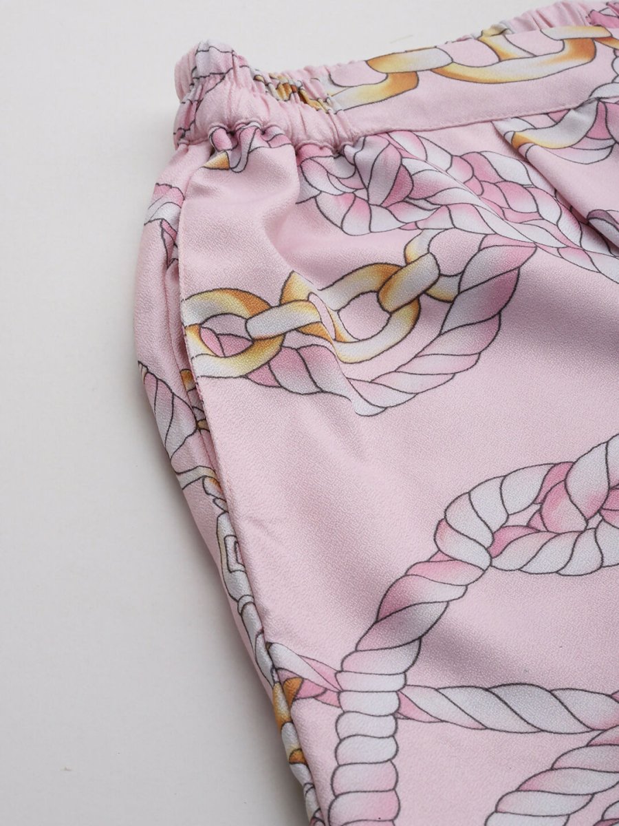 Ahalyaa Women's Traditional Wear Co-ods - Pink