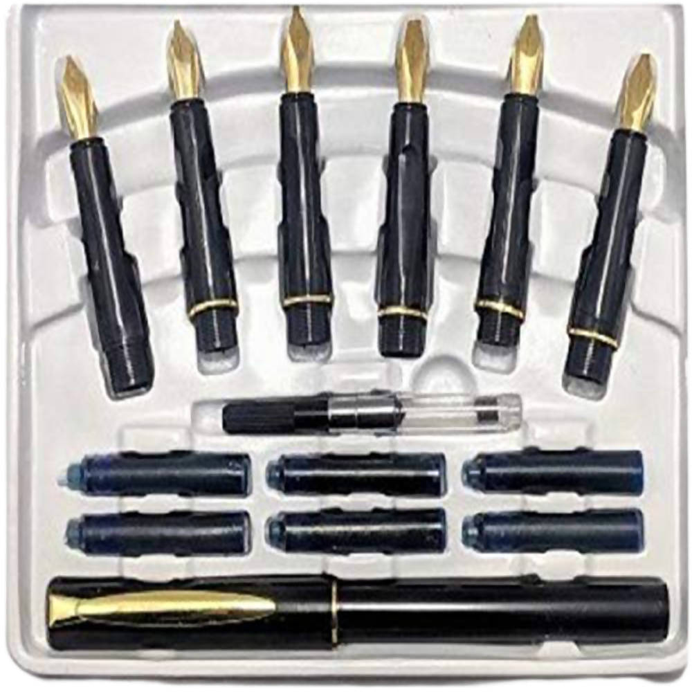 Skygold Calligraphy 6 Nib Pen Set