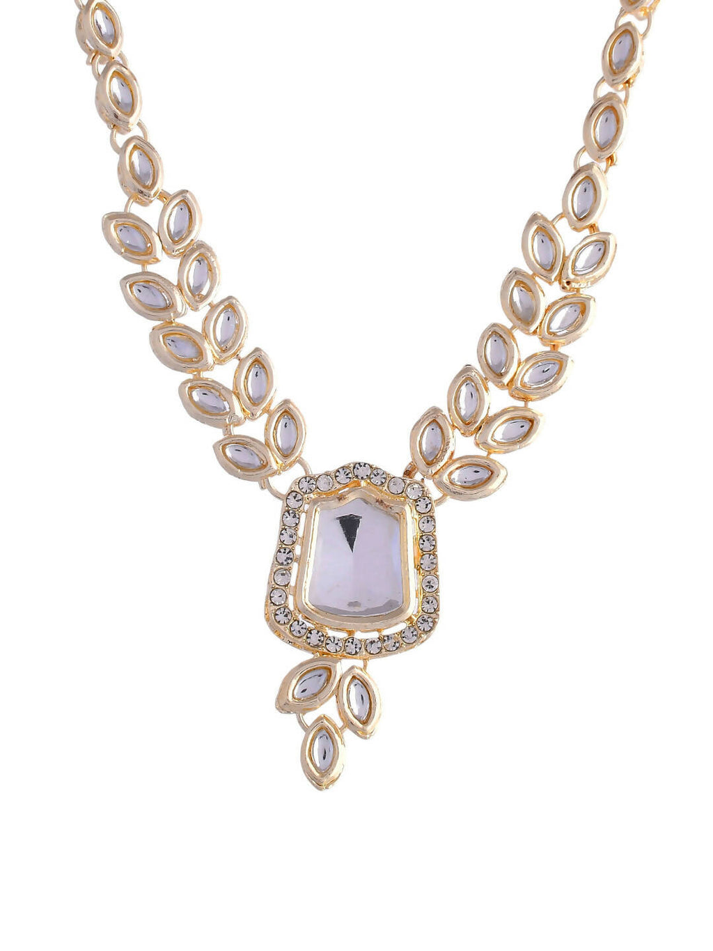 VOJ Women Silver Color stainless steel Jewellery Set