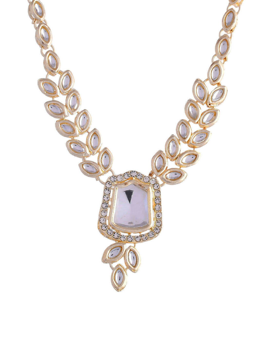 VOJ Women Silver Color stainless steel Jewellery Set