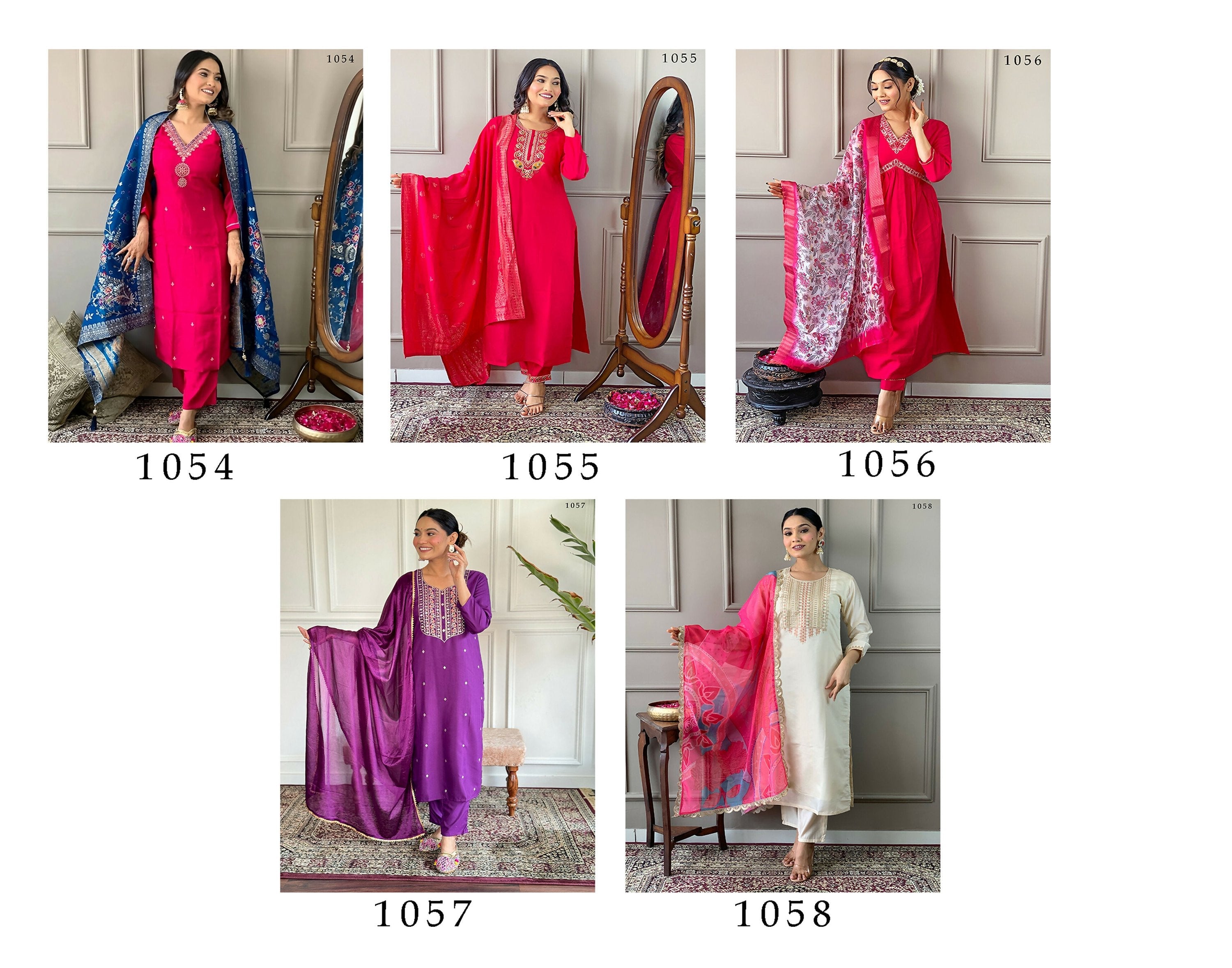Partywear Designer Ryon Slub Wine Stitched Suit With Dupatta - Anbazaar
