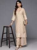 Ahalyaa Women's Traditional wear Kurta Set - Tan