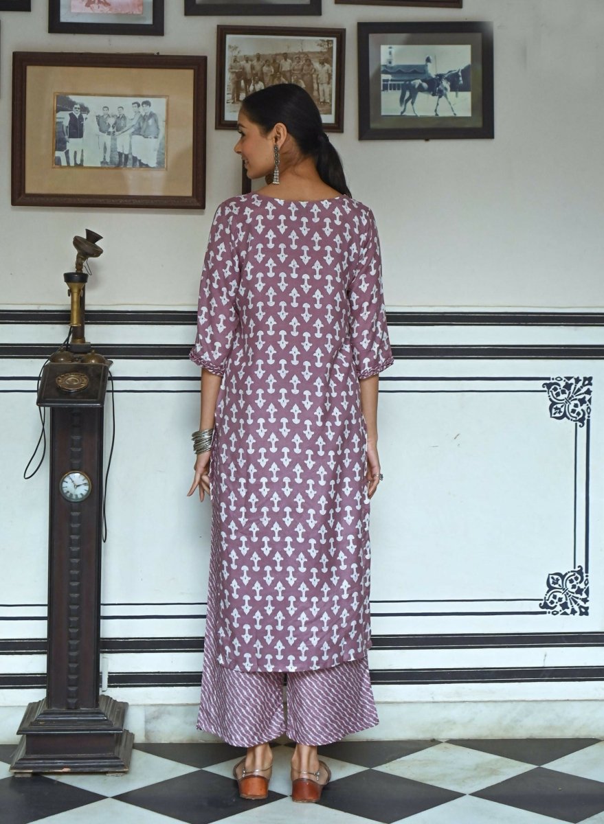Aayaa Pure Muslin printed Multi Co-Ord Set - Multi Color