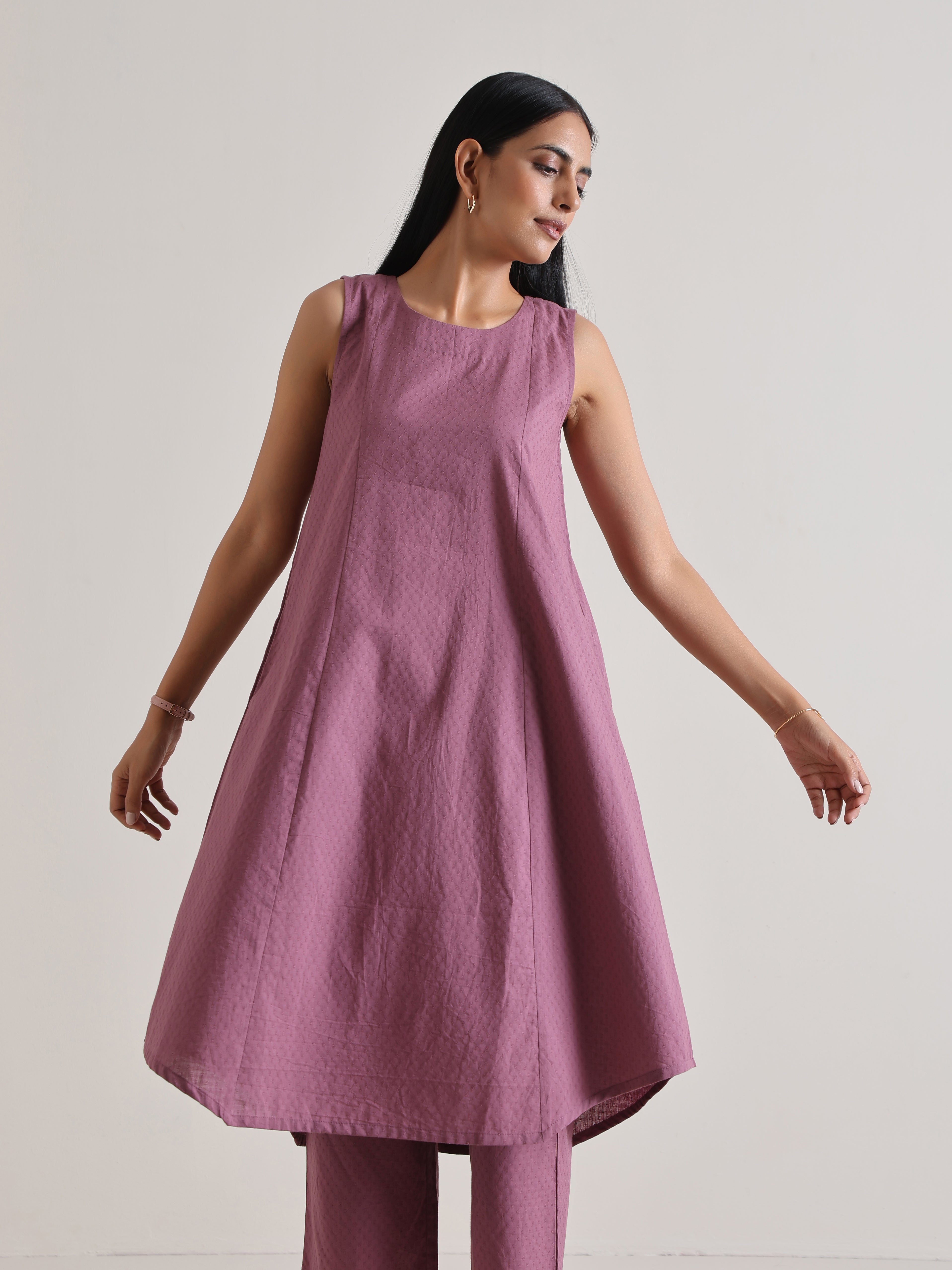 trueBrowns Orchid Panelled Co-ord Set