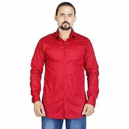 Men's Cotton Solid Full Sleeve Shirts