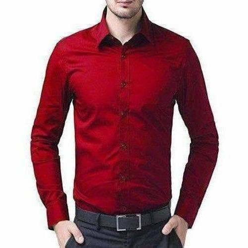 Men's Cotton Solid Full Sleeve Shirts