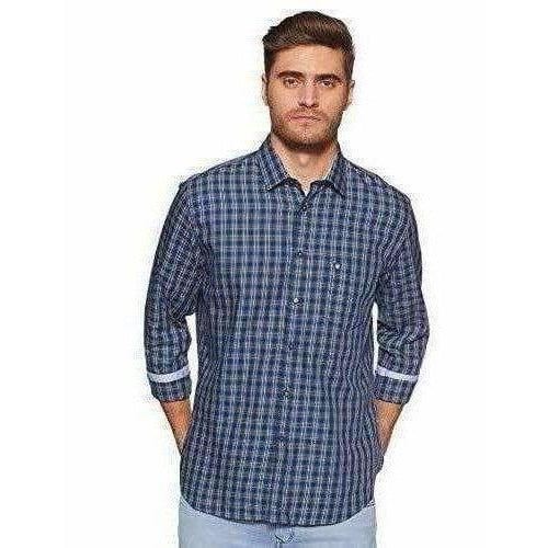 Van Heusen Men's Checkered Slim fit Casual Shirt