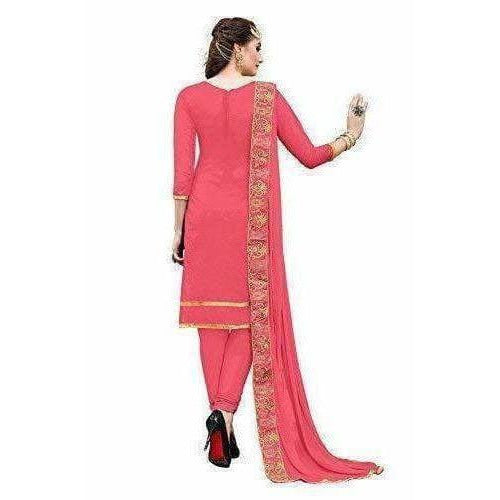 Light Red Dress Material