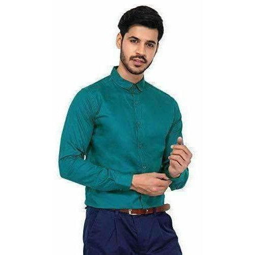 Men's Cotton Solid Full Sleeve Shirts