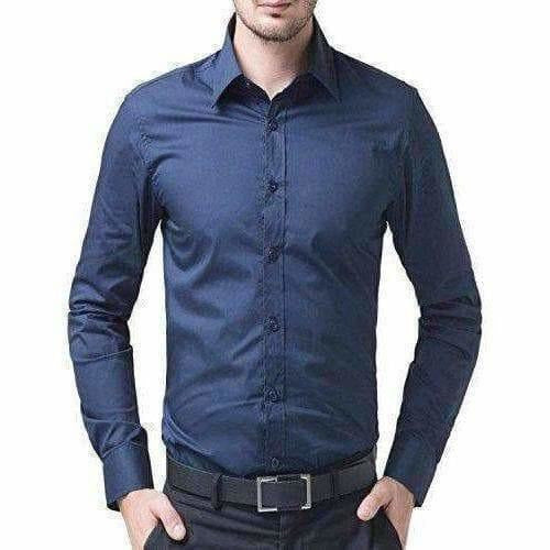 Men's Cotton Solid Full Sleeve Shirts
