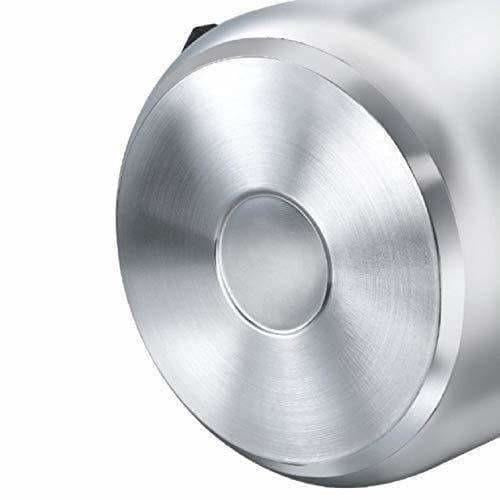 Prestige Deluxe Alpha Stainless Steel Deep Pan Pressure Cooker, 5 Litres, Silver