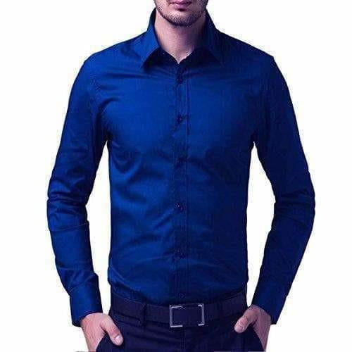 Men's Cotton Solid Full Sleeve Shirts