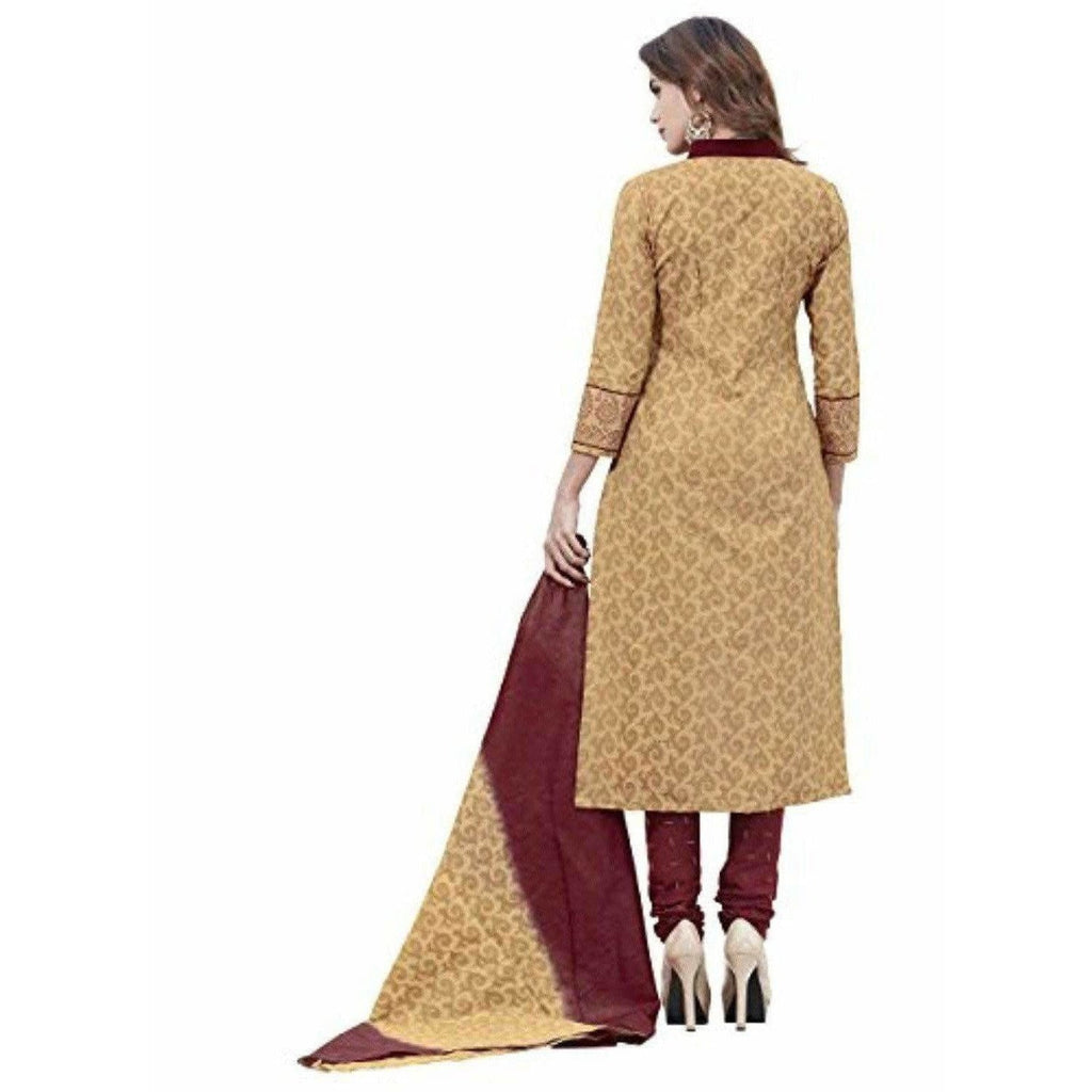 Unstitched Chudidar Suit Dress Material