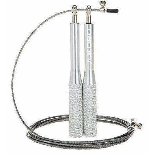Kobo Metal Speed Aluminum Jump Rope (Silver)
