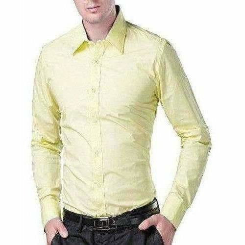 Men's Cotton Solid Full Sleeve Shirts