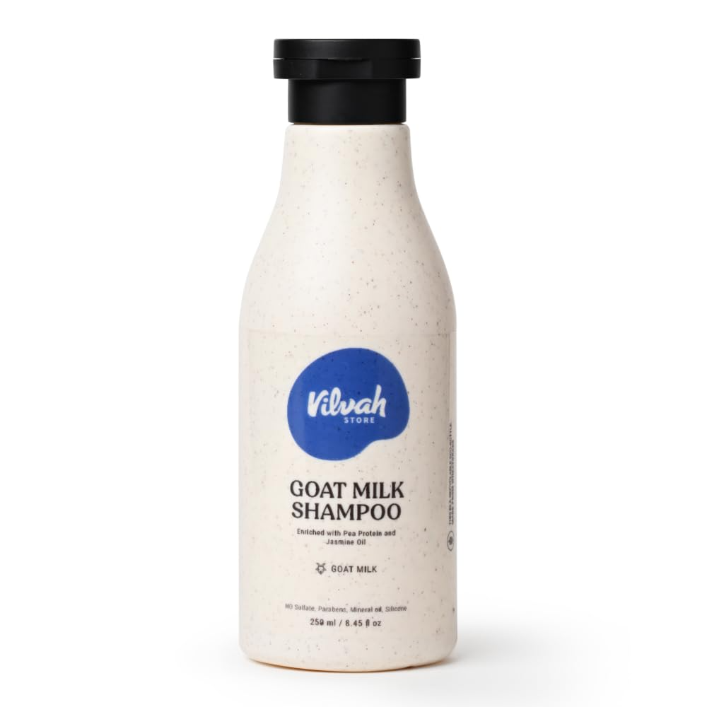 Vilvah Store Goat milk Shampoo (Intense Moisturization)