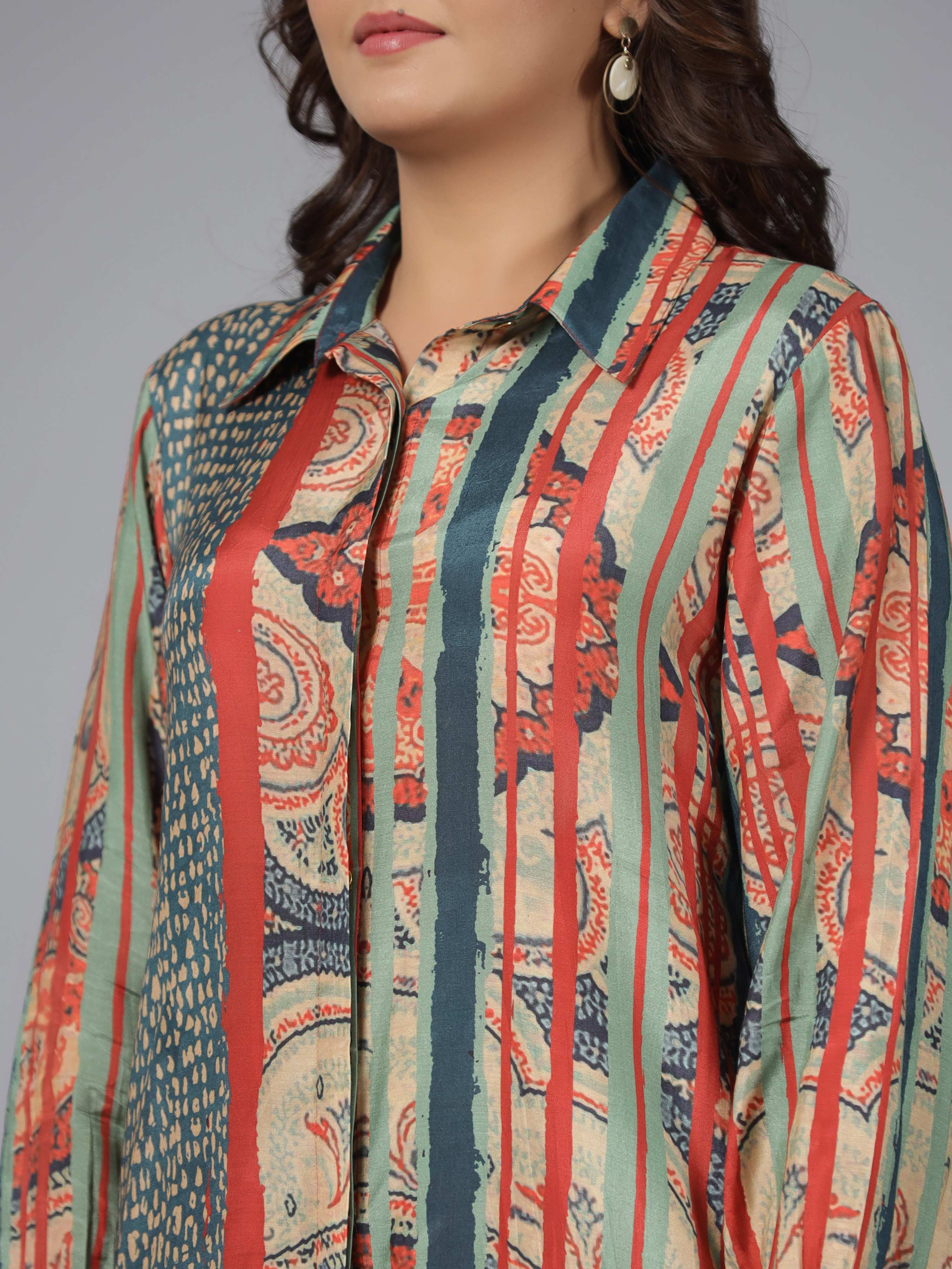 Juniper Women Multi Muslin Printed Clothing Set