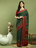 Stylee Lifestyle Green Silk Blend Zari Saree