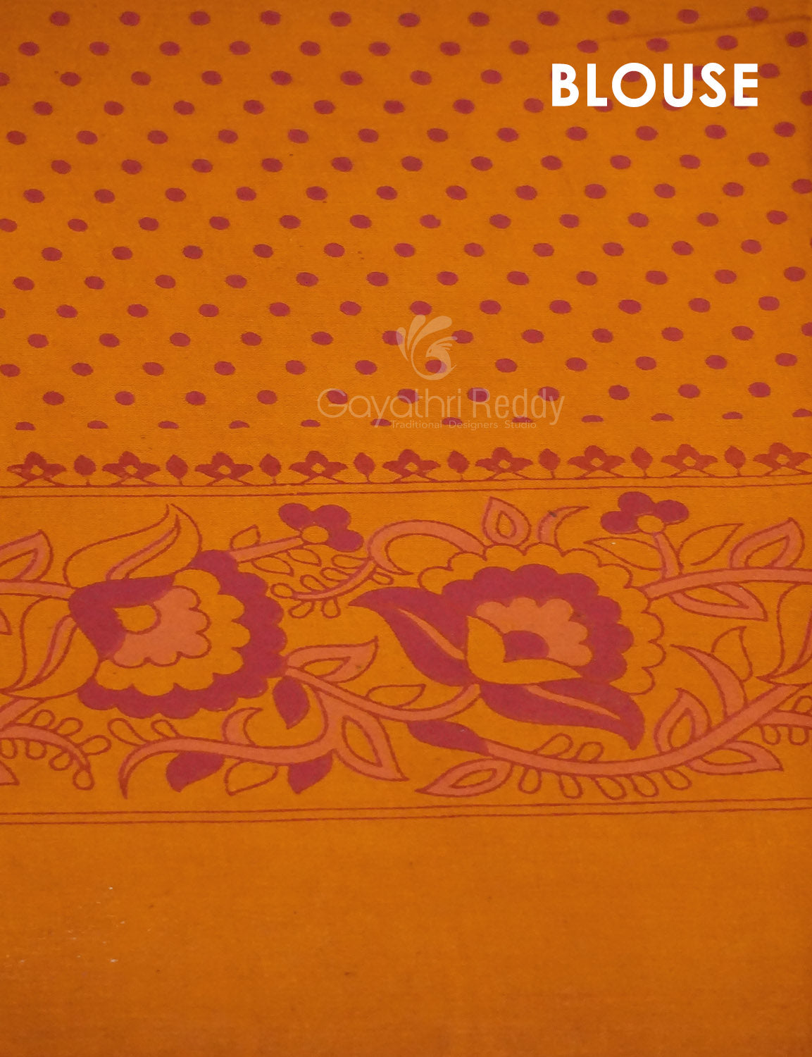 Off White Block Print Pure Mulmul Cotton By Gayathri Reddy Designer Studio