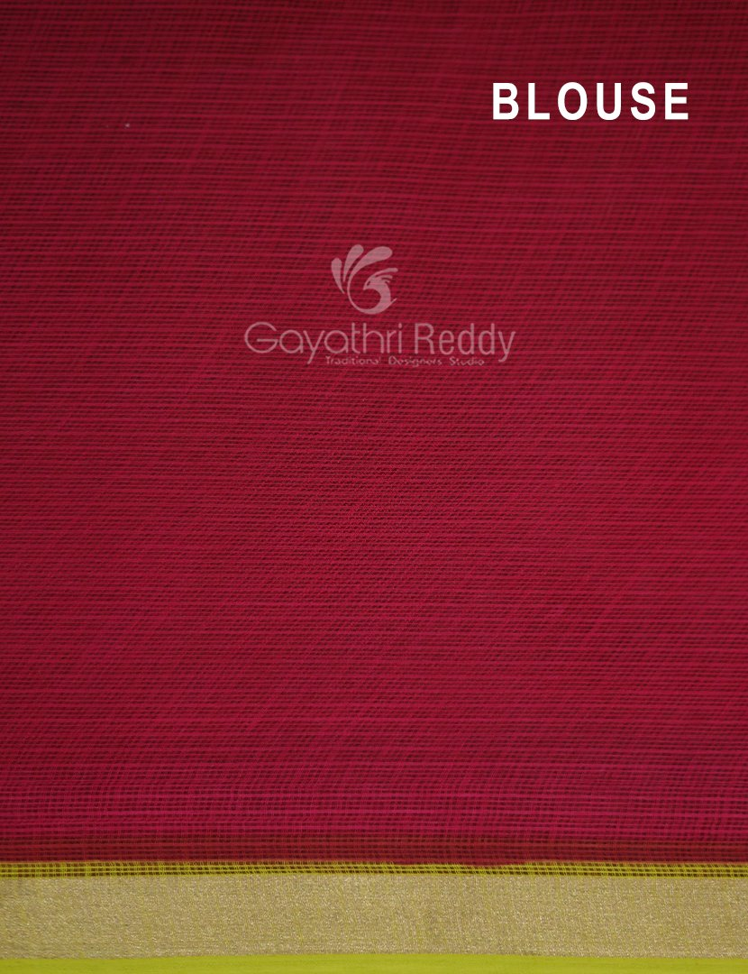 Shades of Dry Mehendi With Block Design Pure Kota Cotton Saree By Gayathri Reddy Designer Studio