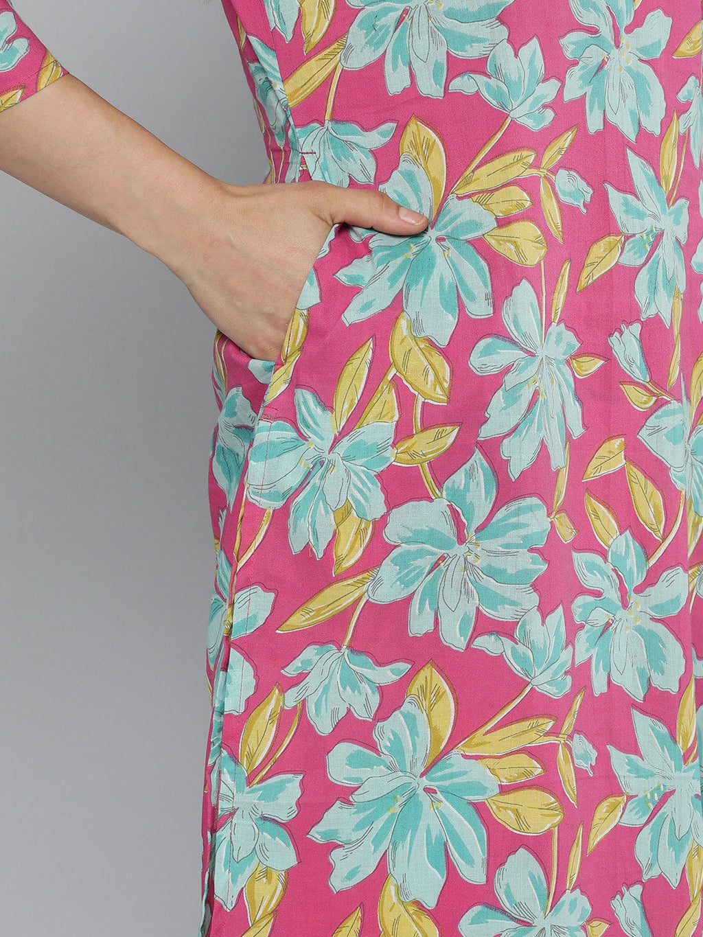 HERE&NOW Floral Printed Kurta
