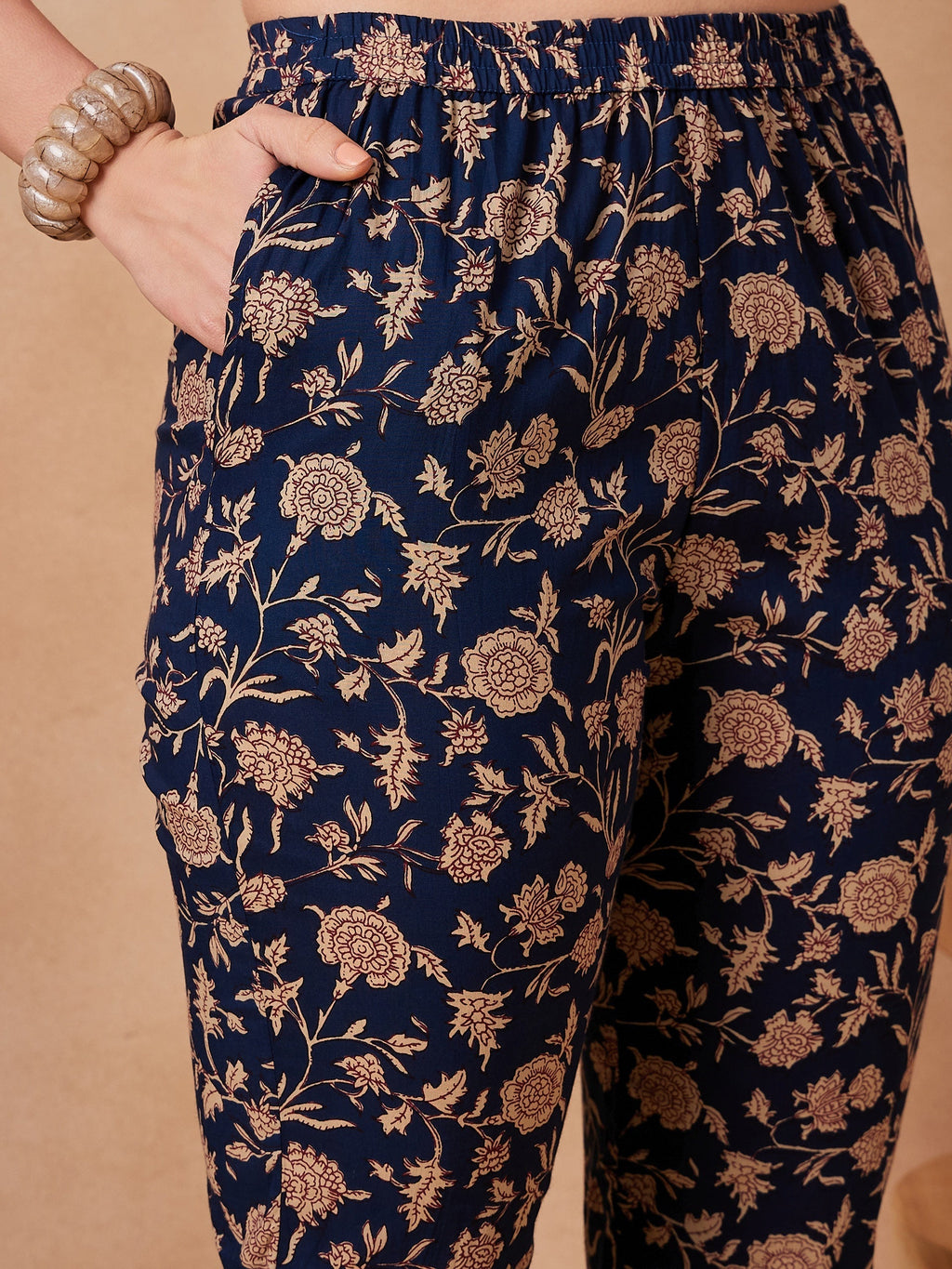InWeave Navy Beige Co Ord Set