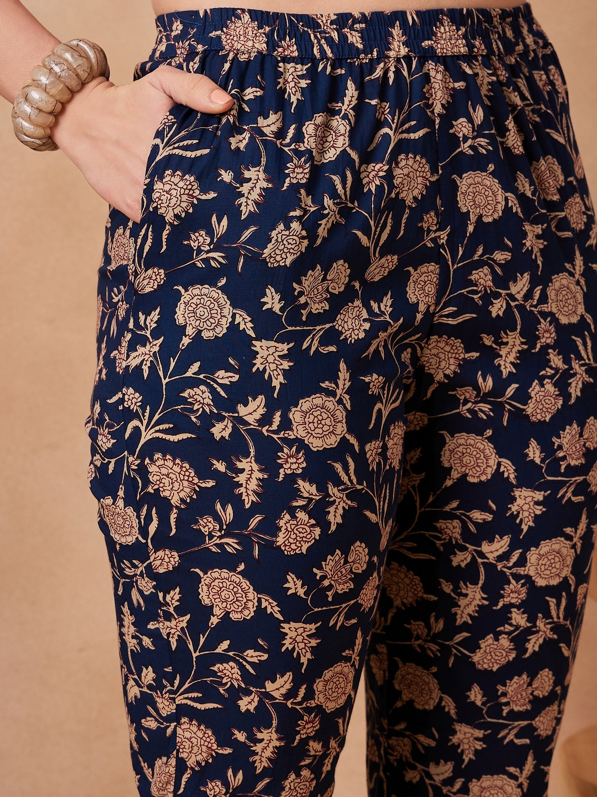 InWeave Navy Beige Co Ord Set