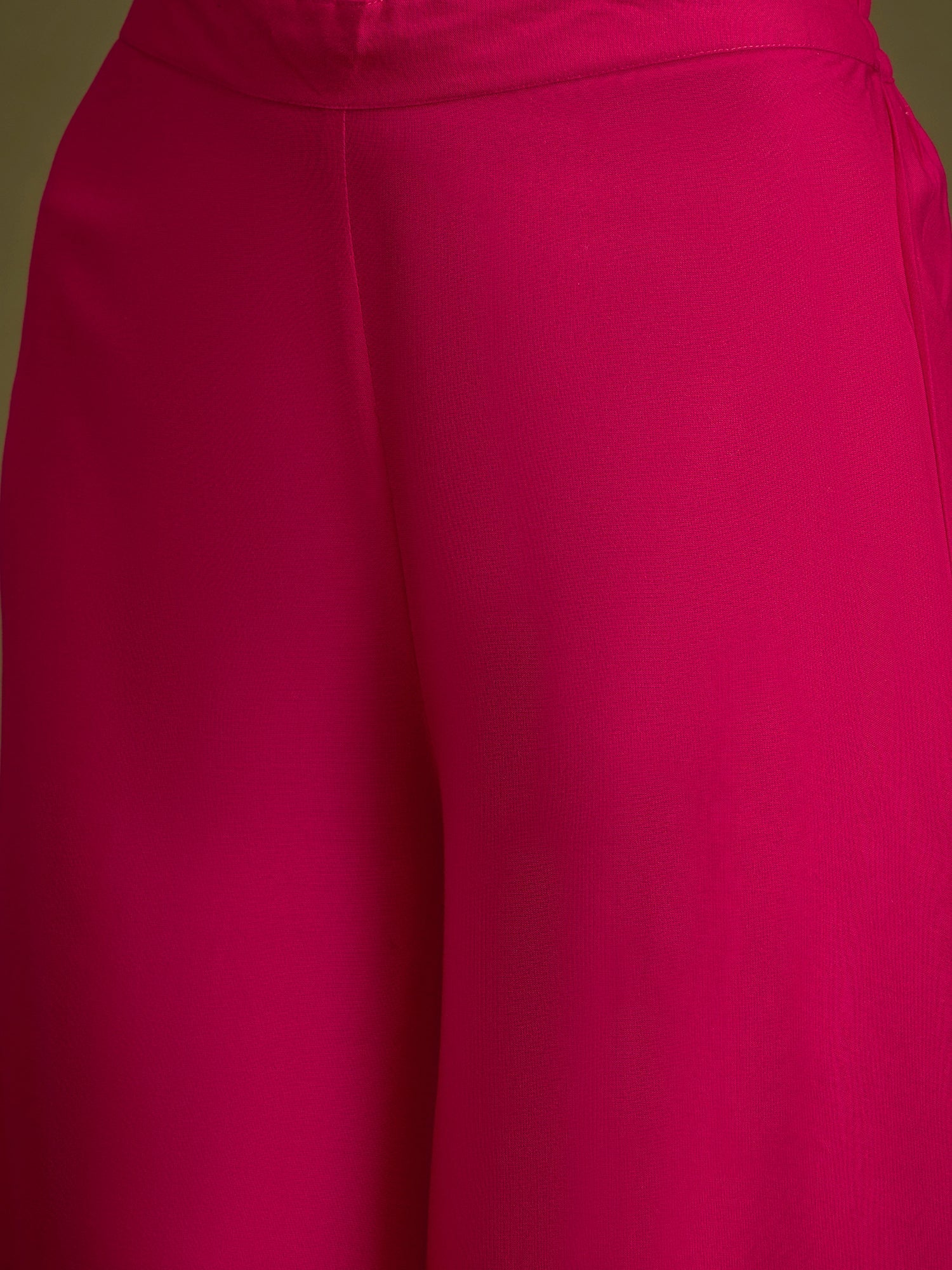 InWeave Fuchsia Angrakha Dhoti Co Ord Set