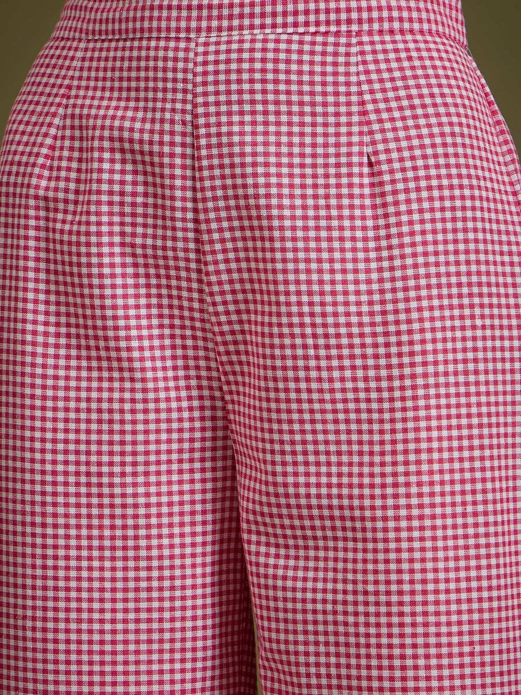 InWeave Pink Small Check Strappy Co Ord Set