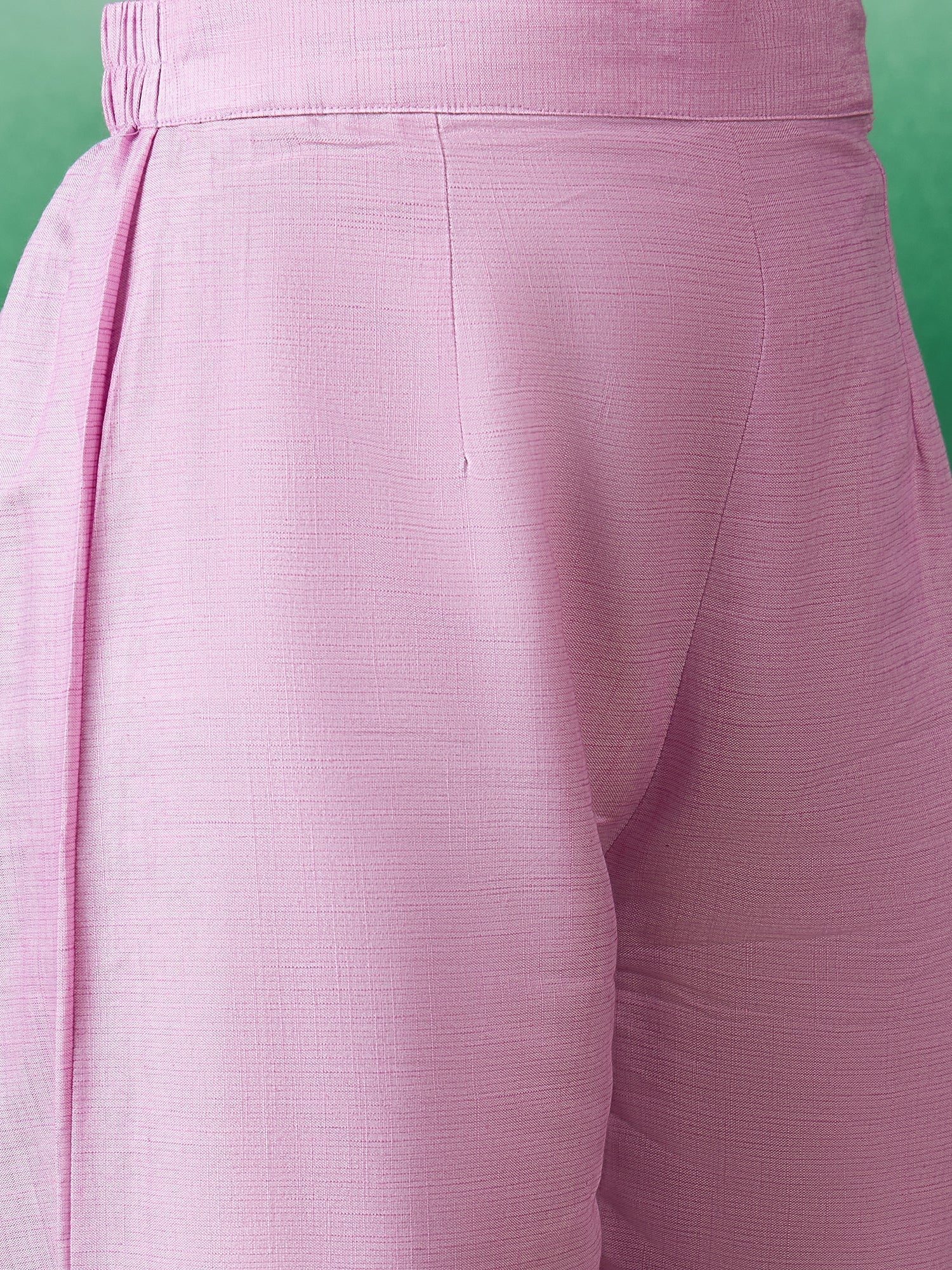 InWeave Lavender Lurex Thick Strappy Straight Kurta Pant Set