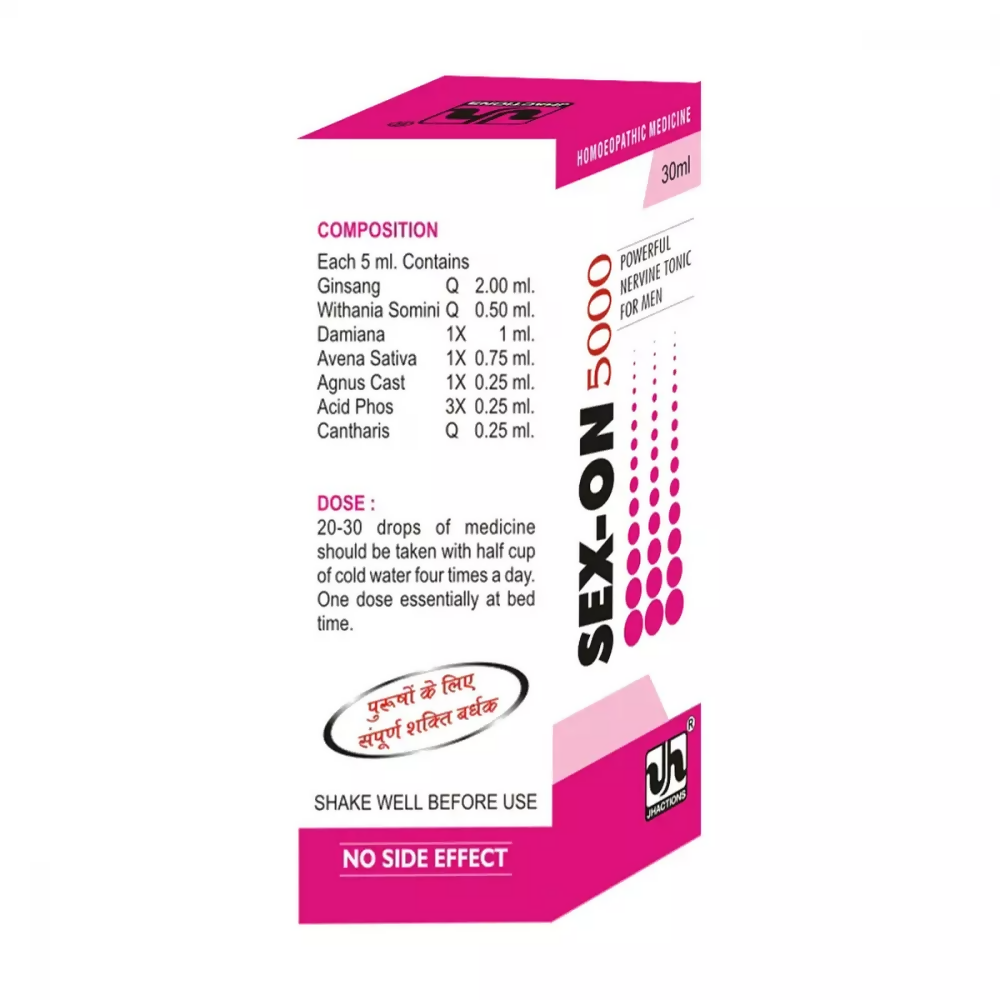 Jhactions Homeopathy Sex-On 5000 Drops