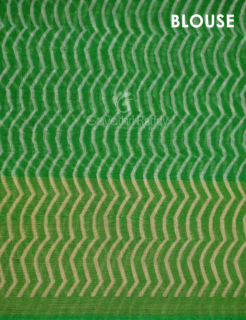 Shades of Parrot Green Leheriya Print Semi Chanderi Saree By Gayathri Reddy Designer Studio